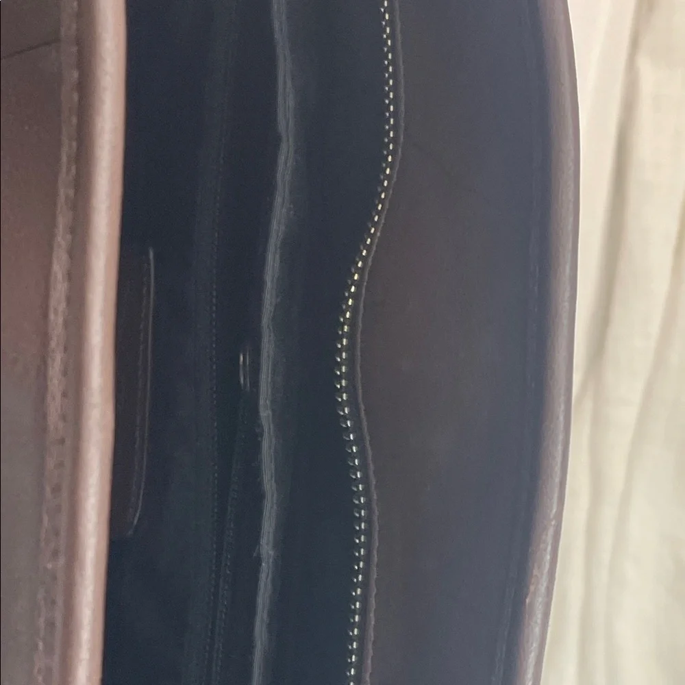 Coach Brown Leather Shoulder Tote Bag